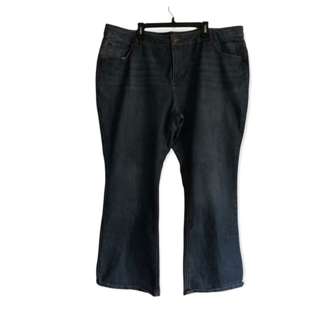 Falls Creek Jeans Classic Boot Women’s Size 26W Avg Dark Wash Wear